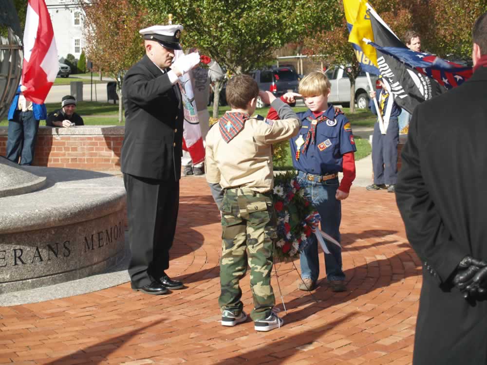 Boy Scouts assisted by CPO Keith Jermyn 6
